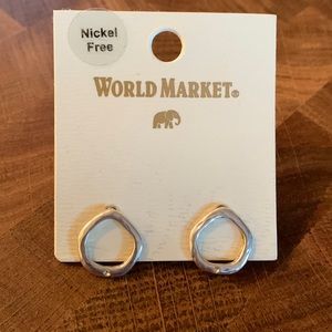 Cute small Hammond Silver hoops.  New!